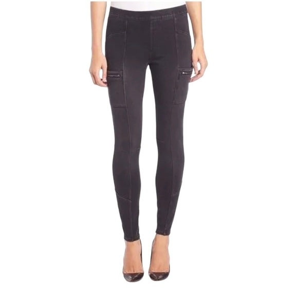 SPANX Cargo Leggings Jean FL0216 real side pockets Women's Medium - Picture 1 of 9